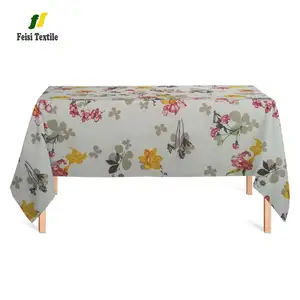 ECO friendly Safflower Butterfly waterproof  tafelkleed tablecloth for Dining Room  party decoration outdoor restaurant