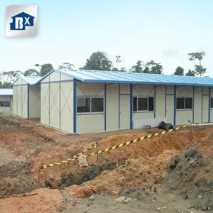 Một Tầng Ánh Sáng Kết Cấu Thép Prefab Nhà Để Bán Ở Nam Phi, Trại Lao Động Nhà Ở