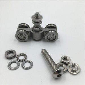 UPVC Bi Folding Phụ Kiện Phần Cứng Cửa Ss304 Con Lăn - Product Image 3