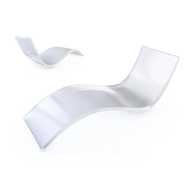 Moderne Schaukelstuhl Acryl Sessel Tag Bett Liege Stuhl