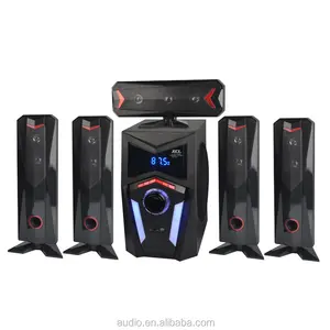 High end 5.1 multimedia subwoofer home theater speakers system active home subwoofer with remote control