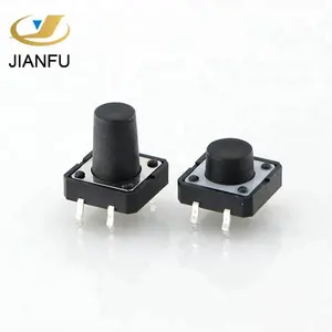 flat style push button momentary tact switch 12x12