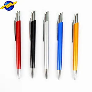 2020 new collect nice clip push action full colored print promotional ball pen