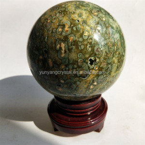 Pulido natural gran selva jasper bola <span class=keywords><strong>de</strong></span> cristal <span class=keywords><strong>de</strong></span> cuarzo esferas <span class=keywords><strong>de</strong></span> piedra - Product Image 6