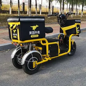 Vente en gros usine : Véhicule de livraison de repas à trois roues électrique pour la livraison à emporter - Product Image 1