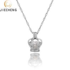 Per sempre Infinity <span class=keywords><strong>collana</strong></span> di gioielli in argento placcato apribile del pendente di fascini ostrica perla gabbie <span class=keywords><strong>collana</strong></span> - Product Image 4