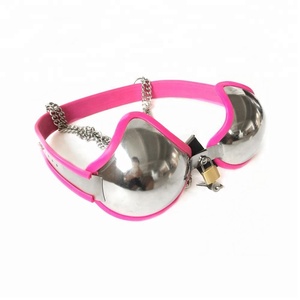 NUEVO Dispositivo de <span class=keywords><strong>Castidad</strong></span> para Mujer, Completamente Ajustable, de Acero Inoxidable, con <span class=keywords><strong>Candado</strong></span> - Product Image 3