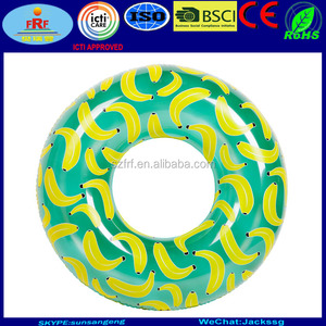 Summer Party Water Play Fun PVC Bananes gonflables Anneau <span class=keywords><strong>de</strong></span> natation Piscine Float Tube - Product Image 2