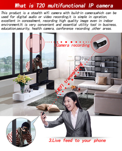 Cámara ip inalámbrica wifi de seguridad para el <span class=keywords><strong>hogar</strong></span> sistema de cámara de visión nocturna yz-t20 - Product Image 1