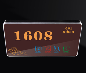ป้ายประตูอิเล็กทรอนิกส์ LED ของโรงแรม, ระบบแสดงหมายเลขห้อง TASRDC พร้อมระบบกดเรียกพนักงานแบบสัมผัส ป้ายประตูสำนักงาน QL-E2 - Product Image 3