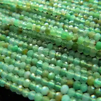 Naturstein facettiert rondelle Chrysopras, modeschmuck und lose edelsteine, großhandel perlen für DIY design machen