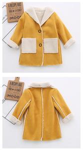 Nouvelle mode automne hiver bébé garçons filles vêtements d'extérieur chauds enfants veste en polaire en daim enfants adolescents vêtements pour filles <span class=keywords><strong>14</strong></span> <span class=keywords><strong>ans</strong></span> - Product Image 3