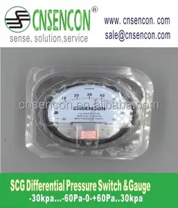 Pharmaceutical Low Differential Pressure Gauge SCG