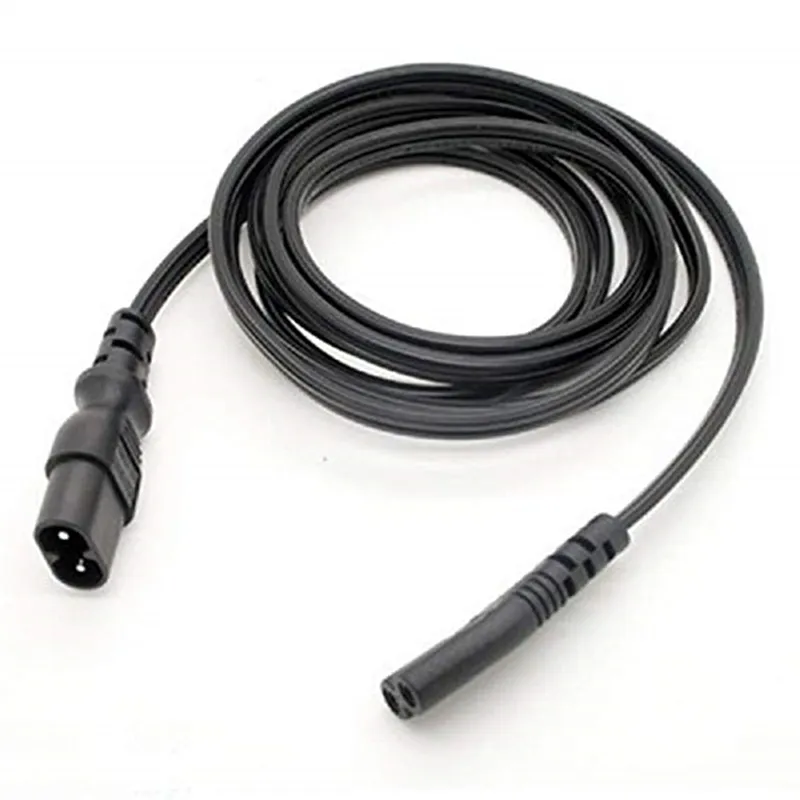 IEC C7 to C8 Receptacle Male to Female figure 8 Extension Power Supply Main Adapter Cable Extension Power Cord