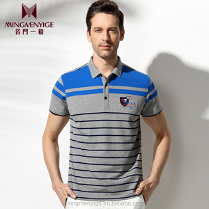 2016 El Último Diseño de China Al Por Mayor 100% Algodón Blanco de Los Hombres Polo <span class=keywords><strong>Camiseta</strong></span> Personalizada <span class=keywords><strong>Camiseta</strong></span> de Impresión - Product Image 1