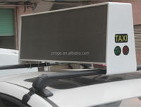 Panneau publicitaire mobile pour véhicule, étanche, 960x320mm, haute définition, haute luminosité, P2.5 P5, panneau LED extérieur pour toit de taxi
