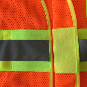 كندا CSA Z96 سترة سلامة عاكسة بألوان متباينة مع شريط عاكس للتحذير - Product Image 5