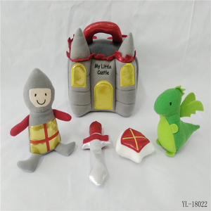 Knuffelset Voor Huisdieren/Pluche Dierenhuis Met Knuffels, Pluche Visspeelgoed/Pluche Zeemeermin/Pluche Kasteel - Product Image 5