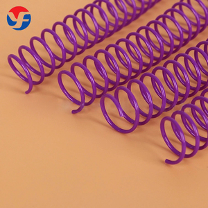 Màu sắc khác nhau xoắn ốc <span class=keywords><strong>PVC</strong></span> Vòng vòng nhựa ràng buộc cuộn dây cho cuốn sách RÀNG BUỘC - Product Image 6