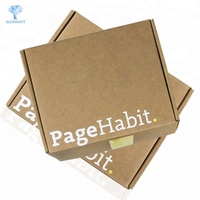 Boîte d'Expédition Pliable en Carton Ondulé Kraft Personnalisable avec Logo Imprimé, Découpe Matrice pour Envoi Postal