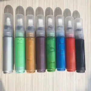 2019 Pabrik Baru Menawarkan 10 Mm Ujung Datar Jepang Tinta Dihapus Window Kapur Spidol 8-Warna Neon Logam Marker pulpen