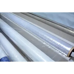 Plastic low density LDPE sheet film in roll package