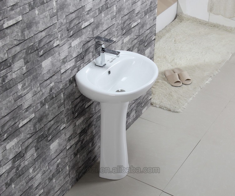 Lavabo con pedestal