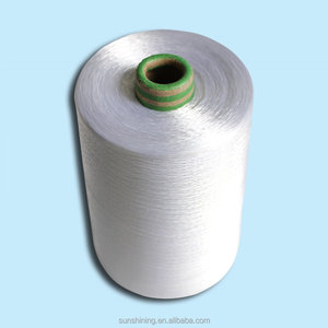 Fil de viscose rayonne 120D/30F de haute qualité, 100% viscose, blanc brut brillant, pour le tissage, le tricot, la broderie, la couture, fabriqué en Chine - Product Image 3