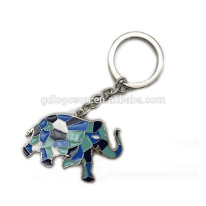 Porte-clés en métal émaillé en forme de taureau, souvenir de <span class=keywords><strong>Barcelone</strong></span>, Espagne, porte-clés en forme de taureau, souvenir de style Gaudí, Espagne - Product Image 4