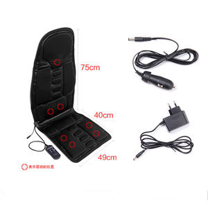 Multi Function Hip Back Bottom Vibrating Massage Cushion Car <b>Home</b> Massage Seat - Product Image 2