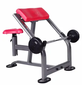 Leekon Sports Fitness Gym Equipment Preacher Curl Bench Profissional Body Building Força Máquina