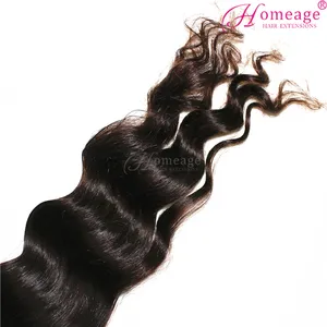 Homeage ขายร้อน7A เกรดขายส่ง Unproeded Virgin Loose Wave ผม