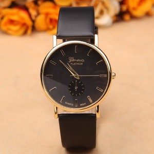 Nuovo Arrivo Orologio al Quarzo da <span class=keywords><strong>Donna</strong></span> Geneva Moda Orologio in Pelle Elegante Orologio da Polso di Lusso per Signore <span class=keywords><strong>Orologi</strong></span> Femminili - Product Image 1