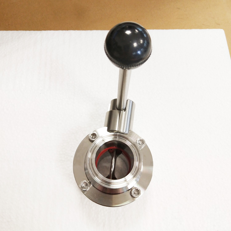 Ручка управления ss304 89 мм трубка пищевой клапан-бабочка