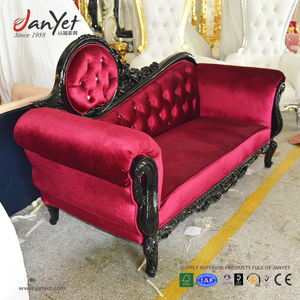 थोक सस्ते शादी लाल और काले कोच लाउंज सोफा - Product Image 5