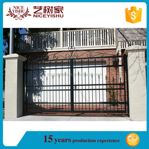 Nuevos productos Americano más Vendido últimas forjado hierro <span class=keywords><strong>casa</strong></span> diseños de la puerta principal - Product Image 2