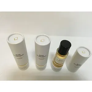 Custom Cardboard Iridescent Paper 30ml Essential Oil Perfume Bottle Box Packaging Tube