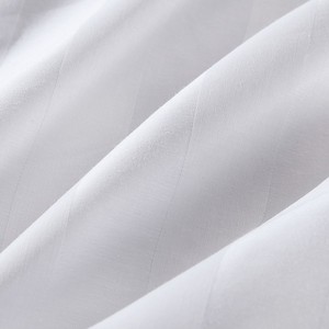 Juego de ropa de cama <span class=keywords><strong>blanca</strong></span>, fundas de edredón de algodón 100% de china, satén de lujo, de lino puro - Product Image 4