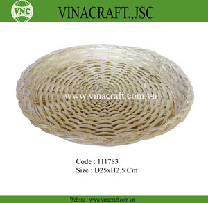 Paniers de rangement tissés en bambou de couleur pâques faits à la main Paniers cadeaux colorés pour la décoration intérieure Utilisation de la cuisine-Matériau en rotin sans danger pour les aliments - Product Image 6