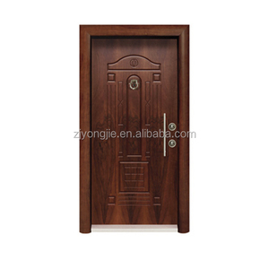 Zhejiang yongjie armored board MDF+solid wood veneer <strong>main</strong> <strong>door</strong> <strong>design</strong>