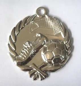 Médaille de football de haute qualité, lien du fournisseur chinois célèbre, prix d'usine