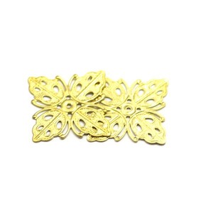 25 mét bán buôn <span class=keywords><strong>Brass</strong></span> sequin đồ trang sức làm phụ kiện phát hiện tấm đồng sáng bóng <span class=keywords><strong>Brass</strong></span> <span class=keywords><strong>Flower</strong></span> kim loại phát hiện filigrees tấm - Product Image 5