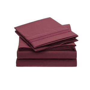 El <span class=keywords><strong>Hotel</strong></span> Royale suave sedoso 100% de bambú derivados rayón Color <span class=keywords><strong>Azul</strong></span> Marino ropa de cama - Product Image 3