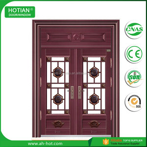 Puerta <span class=keywords><strong>de</strong></span> Entrada <span class=keywords><strong>de</strong></span> Acero con Insertos <span class=keywords><strong>de</strong></span> Vidrio Ovalados <span class=keywords><strong>de</strong></span> Lujo, <span class=keywords><strong>Diseño</strong></span> <span class=keywords><strong>de</strong></span> Alta Calidad - Product Image 6