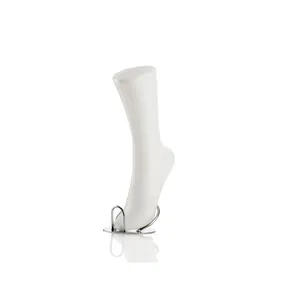 塑料脚人体模特显示袜子/鞋脚人体模特白色模型 M0026-RJ14