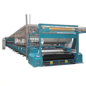 Jumbo textile fabric roll silk screen printing equipment flat bed type