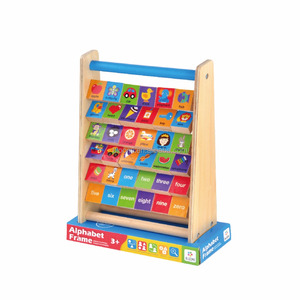 <span class=keywords><strong>Alphabet</strong></span> en bois pour enfants, jouet éducatif, vente en gros, 100 pièces - Product Image 2