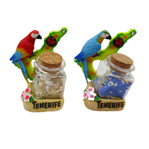 Nuovo Prodotto di Vetro Trasparente albero di cocco decorazione della perla di sabbia bottiglia di <span class=keywords><strong>souvenir</strong></span> per arte della sabbia - Product Image 5