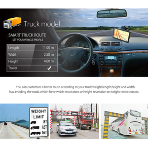 9 Zoll 256M + 8G BT AV-IN PKW LKW GPS-Navigations bildschirm FM Navigator 2019 Europa Karte für Pionier für Pionier