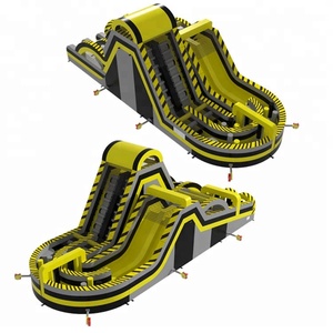 Pista de Obstáculos Inflable Nuclear Toxic Atomic Rush de Tonle en Venta - Product Image 6